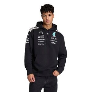 Adidas Mercedes AMG Petronas Formula 1 Team Sweatshirt Black Size 2XL New W/ Tag